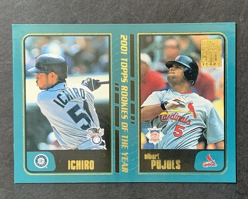 2001 Topps Traded Albert Pujols & Ichiro Suzuki Rookie Card #T99 Rc Nm - Mint