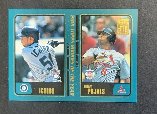 2001 Topps Traded Albert Pujols & Ichiro Suzuki Rookie Card #T99 Rc Nm - Mint