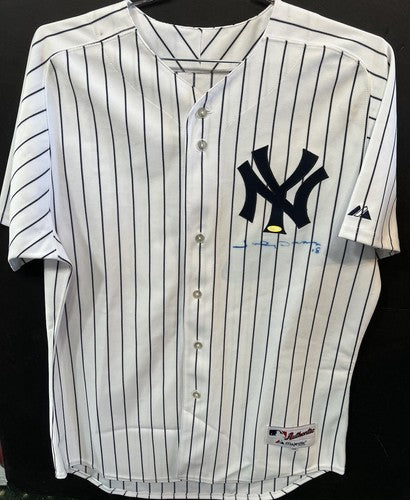 Johnny Damon Signed New York Yankees Authentic Majestic #18 Jersey Steiner Coa