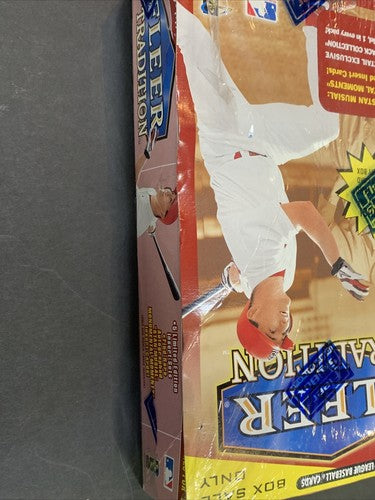 1999 FLEER TRADITION BASEBALL BOX Retail 12 Pack Factory Box Some Plastic Off