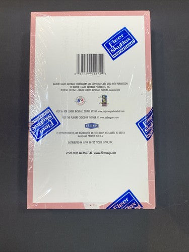 1999 FLEER TRADITION BASEBALL BOX Retail 12 Pack Factory Box Some Plastic Off