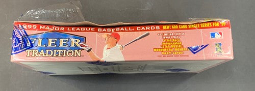 1999 FLEER TRADITION BASEBALL BOX Retail 12 Pack Factory Box Some Plastic Off