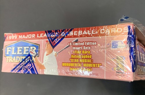 1999 FLEER TRADITION BASEBALL BOX Retail 12 Pack Factory Box Some Plastic Off