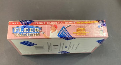 1999 FLEER TRADITION BASEBALL BOX Retail 12 Pack Factory Box Some Plastic Off