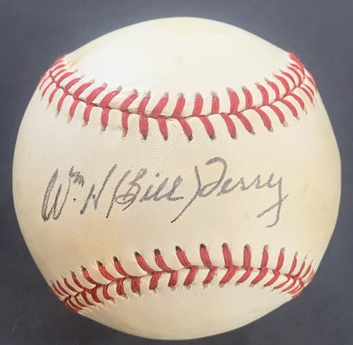 Bill Terry Signed Official NL Baseball Mint Autograph Psa Coa Ny Giants Hof 400