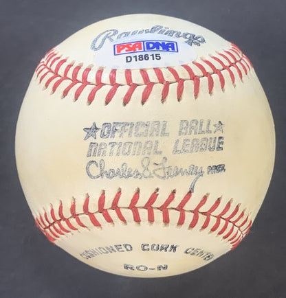 Bill Terry Signed Official NL Baseball Mint Autograph Psa Coa Ny Giants Hof 400