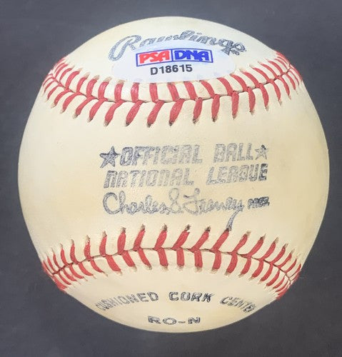 Bill Terry Signed Official NL Baseball Mint Autograph Psa Coa Ny Giants Hof 400