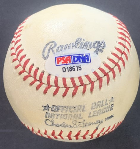Bill Terry Signed Official NL Baseball Mint Autograph Psa Coa Ny Giants Hof 400