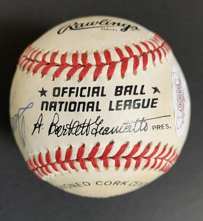 Ted Williams & Bill Terry Signed Baseball 1930 401 1941 406 Autograph Hof Jsa