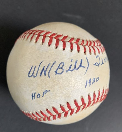 Ted Williams & Bill Terry Signed Baseball 1930 401 1941 406 Autograph Hof Jsa