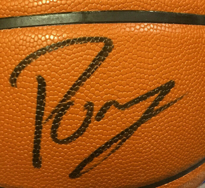 Kristaps Porzingis Signed Spalding Basketball Boston Celtics Autograph Fanatics
