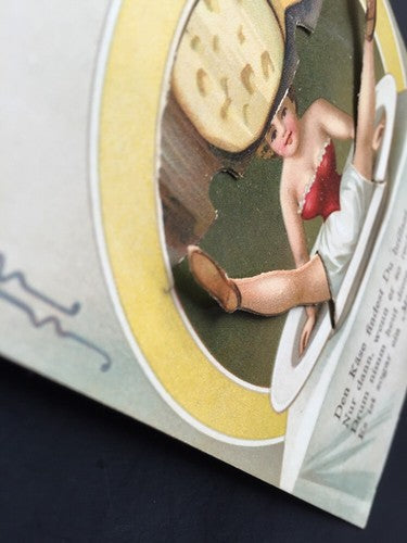 Etwas Delikates Zum Fruhstuck German Mechanical Postcard Risque Erotic Mint 1910