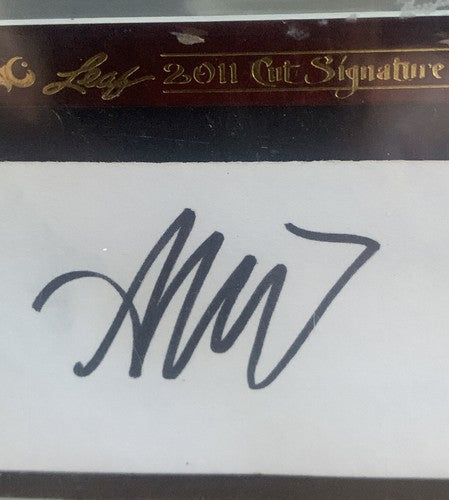 2011 Leaf Cut Signature Kirk Douglas Andy Whitfield Spartacus Auto 3/4 Bgs Mint