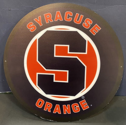 Syracuse Orange 23” Logo Lit Wall Decor LED Round Sign NCAA Hang Up Gift