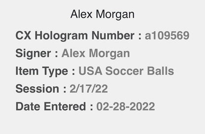 Alex Morgan Signed Official Nike Usa Soccer Ball AUTOGRAPH Steiner Holo Coa