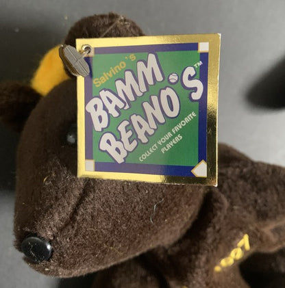 Salvino's Bamm Beanos Bear  4 HR Kings Bears McGwire Sosa Babe Ruth Roger Maris