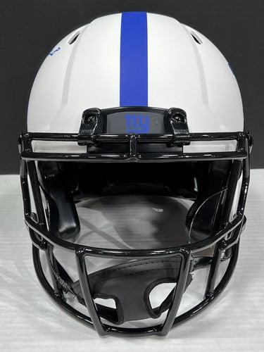 Daniel Jones Signed #8 Giants Speed Authentic Lunar Helmet Rookie Auto BAS Coa