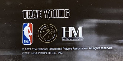 Trae Young Hawks Signed 16x20 Spotlight Photo Framed Autograph Beckett BAS Coa