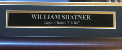 William Shatner signed 16x20 Captain Kirk Star Trek photo framed auto JSA COA