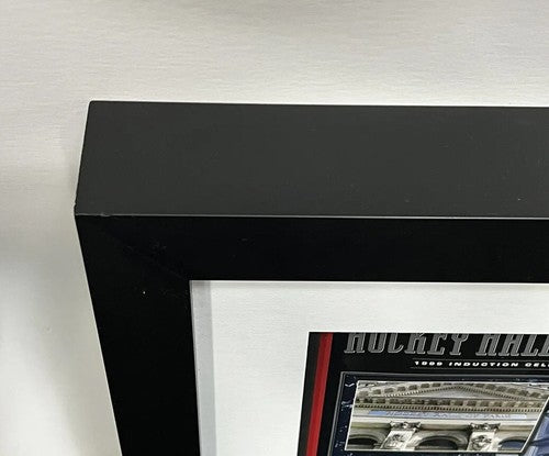 Wayne Gretzky 1999 Hall of Fame Induction Celebration Program Shadowbox Framed