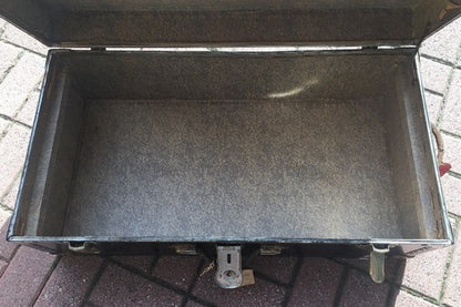 US ARMY FOOTLOCKER shipping trunk coffee table Ft Schafter Oahu Hawaii Original