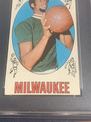 1969 - 70 Topps #25 Lew Alcindor Rookie Card PSA 1.5 Nicer Kareem Abdul-Jabbar