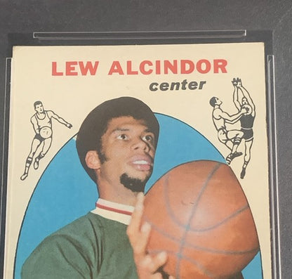 1969 - 70 Topps #25 Lew Alcindor Rookie Card PSA 1.5 Nicer Kareem Abdul-Jabbar