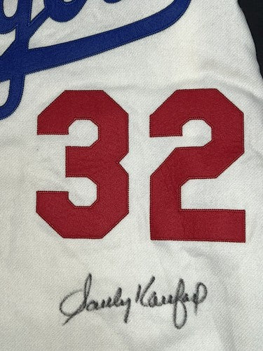 Sandy Koufax Brooklyn Dodgers Signed M&Ness Authentic Wool Jersey LE Auto OA COA