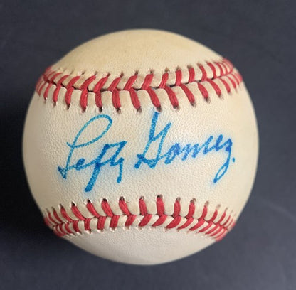 Lefty Gomez Signed Official American League Baseball Yankee Autograph Hof Psa