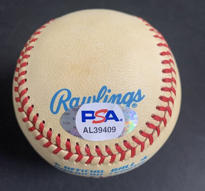 Lefty Gomez Signed Official American League Baseball Yankee Autograph Hof Psa
