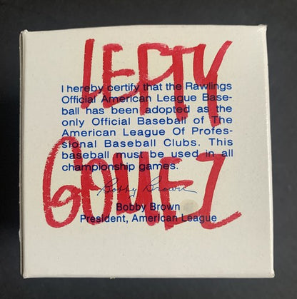 Lefty Gomez Signed Official American League Baseball Yankee Autograph Hof Psa