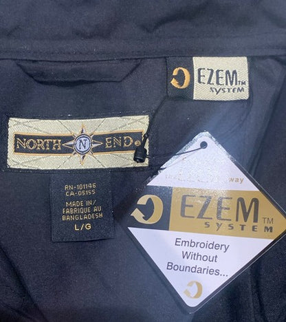 Cincinnati Bengals North End Ezem Micro Plus Black 1/4 Zip Jacket Men's L  New