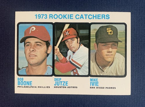 1973 Topps SET BREAK #613 Bob Boone RC  NM - MINT CLEAN & Sharp Rookie Phillies