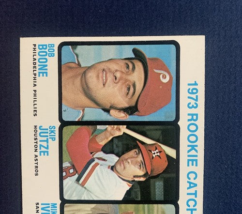 1973 Topps SET BREAK #613 Bob Boone RC  NM - MINT CLEAN & Sharp Rookie Phillies