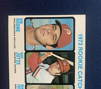 1973 Topps SET BREAK #613 Bob Boone RC  NM - MINT CLEAN & Sharp Rookie Phillies