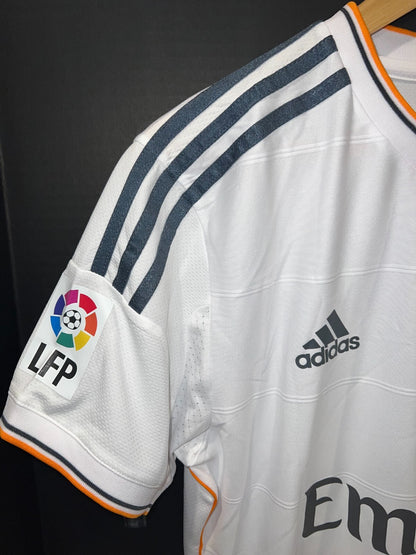 Karim Benzema Real Madrid Signed 2013-2014 Home Jersey Size L Auto Beckett COA
