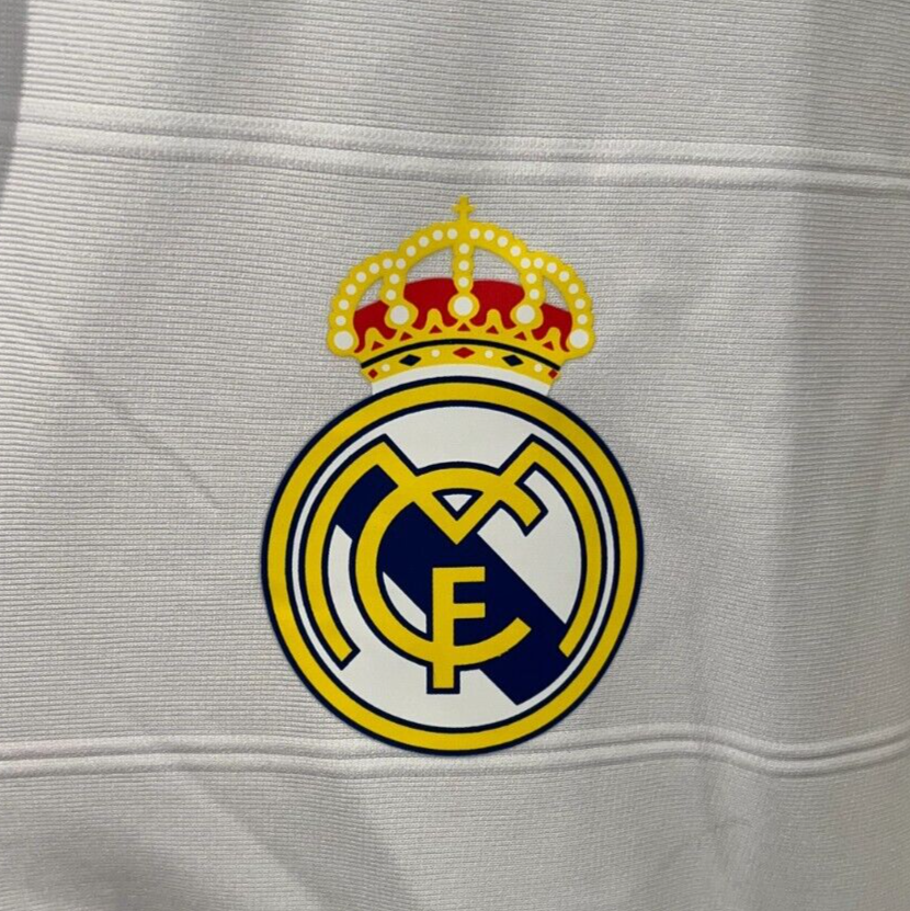 Karim Benzema Real Madrid Signed 2013-2014 Home Jersey Size L Auto Beckett COA