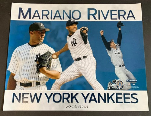 Mariano Rivera yankees 16x20 Career photo 1995- 2013 Steiner hof #42 Licensed