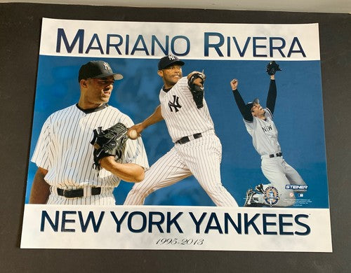 Mariano Rivera yankees 16x20 Career photo 1995- 2013 Steiner hof #42 Licensed