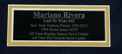 Mariano Rivera Signed Causi photo 1999 World Series baseball framed steiner Coa