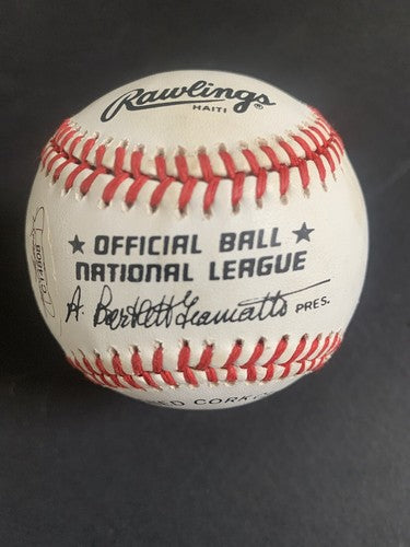 Leo Durocher Signed Official National League Baseball Mint Autograph Hof Jsa
