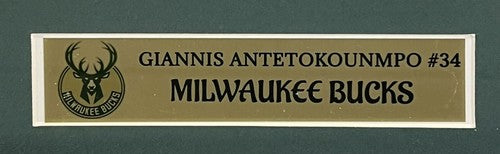 Giannis Antetokounmpo Milwaukee Bucks Signed 11x14 Framed Photo Mint Auto JSA