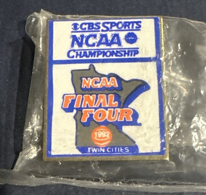 NCAA Final Four 1992 CBS Sports Pin Sealed New Mint Duke Champions