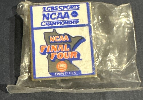 NCAA Final Four 1992 CBS Sports Pin Sealed New Mint Duke Champions