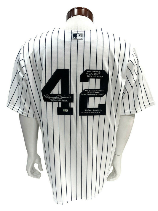 Mariano Rivera Signed 10 Autograph stat Yankees Jersey Hof 2019 Steiner COA