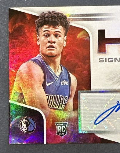 2020-21 Panini NBA Hoops Josh Green Hot Signatures Rookie Auto RC  Mint
