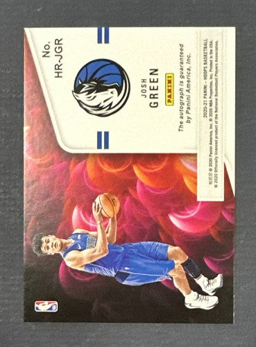 2020-21 Panini NBA Hoops Josh Green Hot Signatures Rookie Auto RC  Mint
