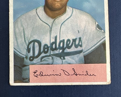1954 Bowman Set-Break #170 Duke Snider VG- Light Crease Centered Great Color