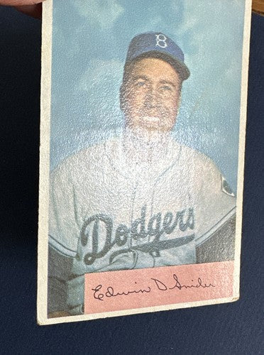 1954 Bowman Set-Break #170 Duke Snider VG- Light Crease Centered Great Color