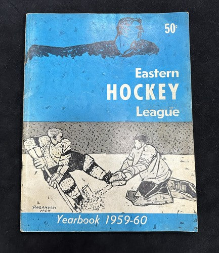 Eastern Hockey League EHL 25th Year Anniversary Yearbook 1959-60 Vintage RARE